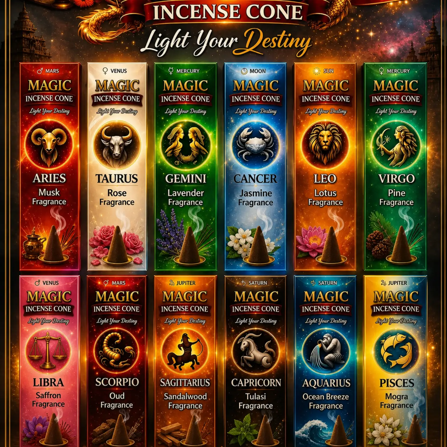 Agarbathi & Incense Cones Combo Pack - Image 2